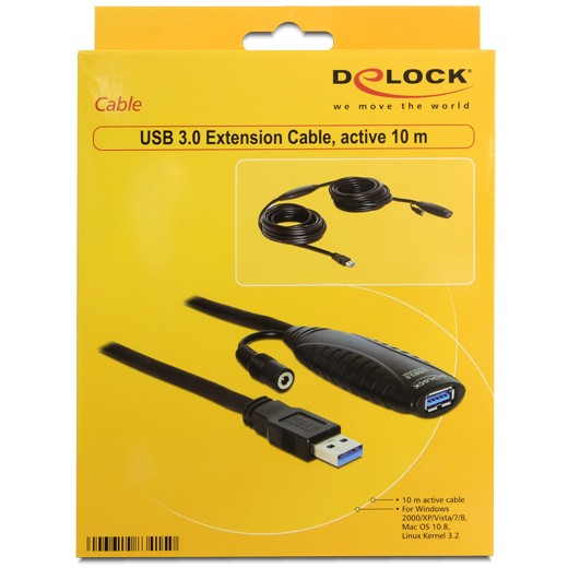 DeLOCK USB3.0-A - USB3.0-A, 10m USB cable