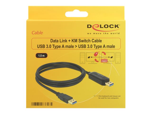 DeLOCK 1.5m, USB 3.0-A - USB 3.0-A USB cable