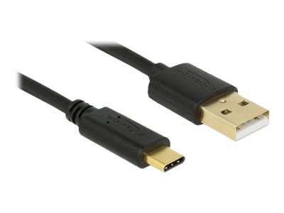 DELOCK Kabel USB 2.0 A > C 4.0m schwarz