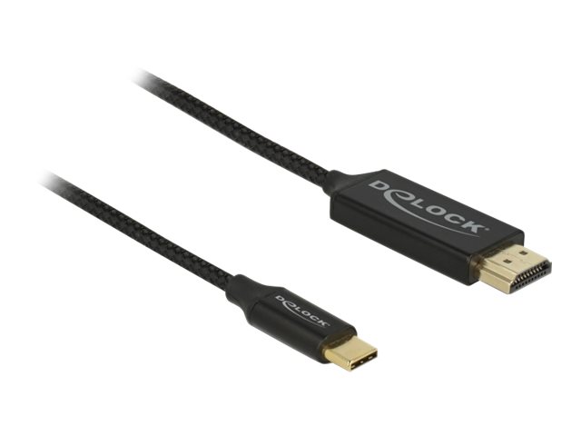 DELOCK USB Typ-C > HDMI Kabel (DP Alt Mode) 4K 60Hz 2m koax.