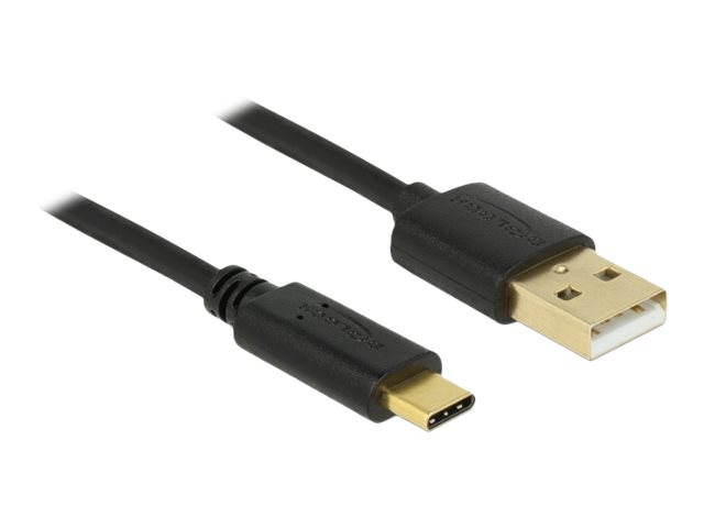 DELOCK Kabel USB 2.0 A > C 3.0m schwarz