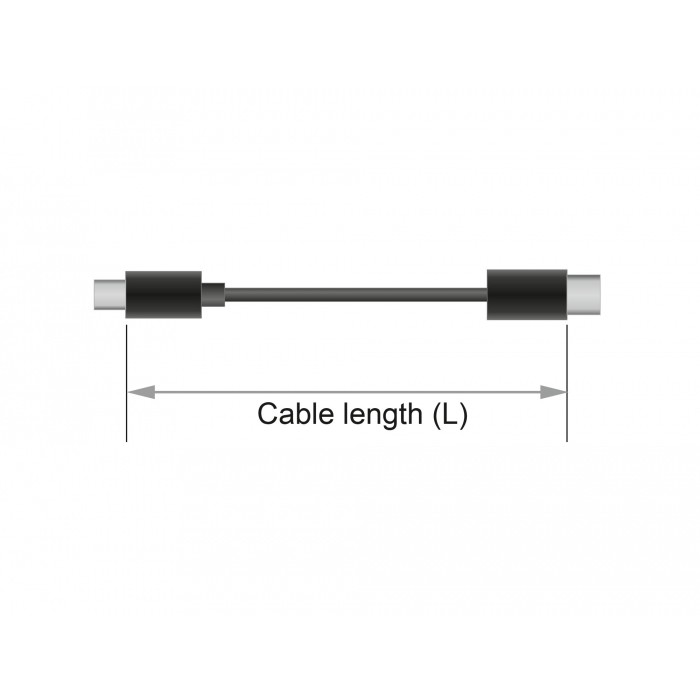 DELOCK DisplayPort Kabel 8K 60 Hz 2 m