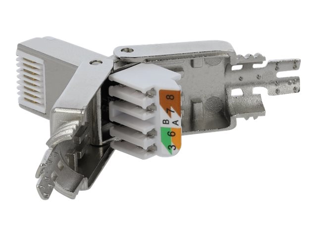 DELOCK RJ45 Stecker Cat.6 STP werkzeugfrei