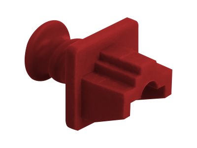 DELOCK RJ45 Staubschutz für Buchse 10 Stück rot