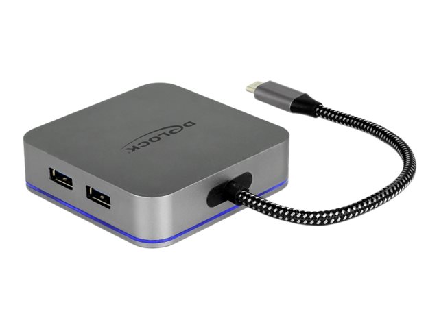 DELOCK Dockingstation USB Typ-C Mobilgeräte 4K HDMI/Hub/LAN/