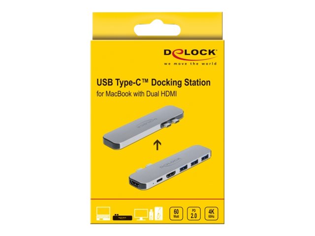 DELOCK Dockingstation für MacBook Dual