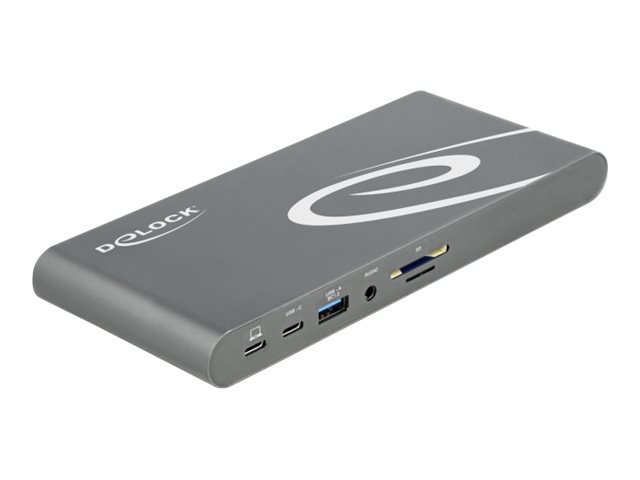 DELOCK USB Typ-C DP 1.4 Dockingstation Triple 4K Display