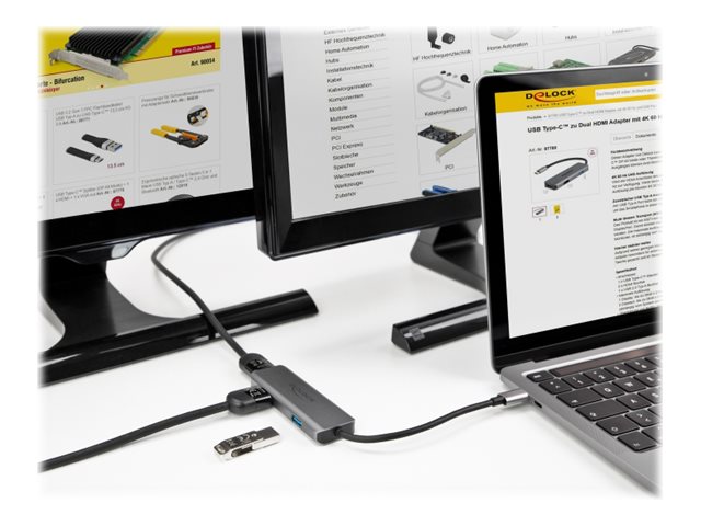 DeLOCK 87780 laptop dock/port replicator