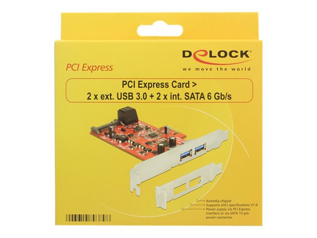 SATA3 PCIe Delock U3S6 USB3/SATA3