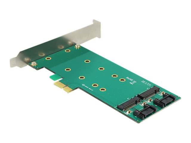 DeLOCK 2x 67-pin M.2 key B - 2x SATA 7-pin interface cards/adapter