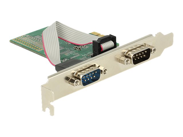 DELOCK PCI Express Karte > 2 x Seriell