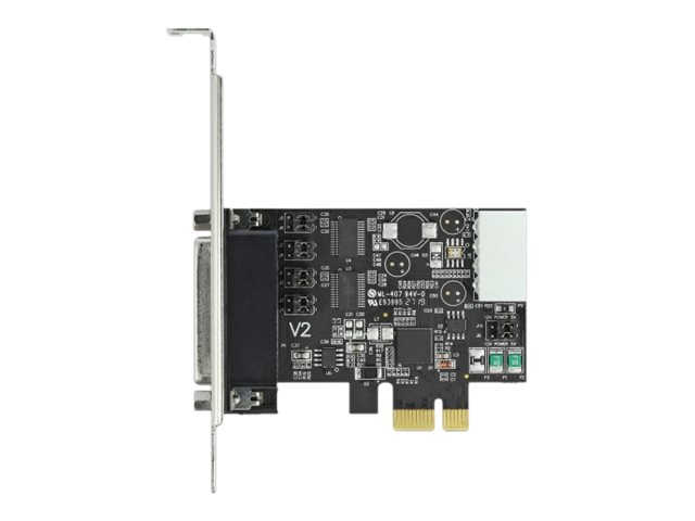 DELOCK PCI Express x1 Karte zu 2 x Seriell RS-232 5 V / 12