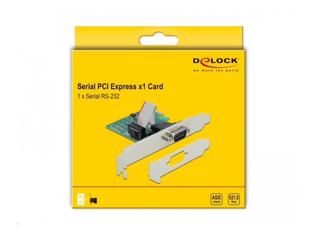 DELOCK PCI Express Karte zu 1 x Seriell RS-232
