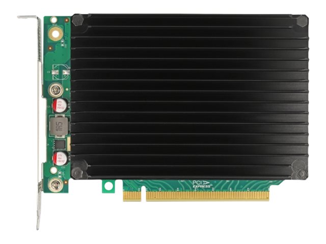 DELOCK PCI Expr x16 Karte > 4x int NVMe M.2 Key M Kühlkörper