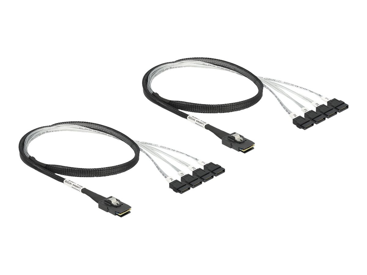 DELOCK 8 Port SATA PCI Express x8 Karte mit Anschlusskabel