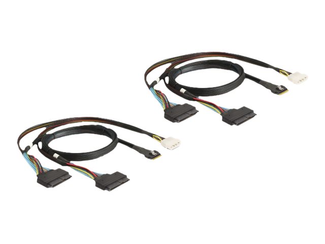 DELOCK PCI Express 4.0 x16 Karte zu 4 x SFF-8639 NVMe