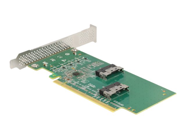 DELOCK PCI Express 4.0 x16 Karte zu 4 x SFF-8639 NVMe