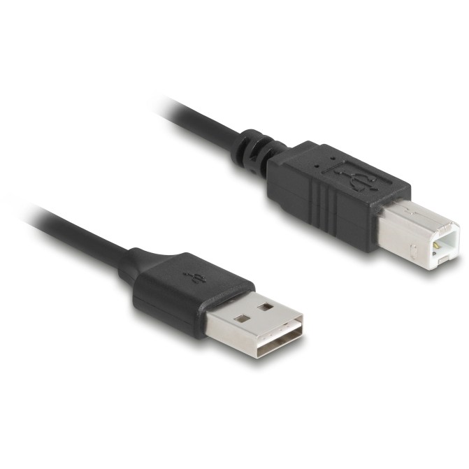 Delock Spiralkabel EASY-USB 2.0 Typ-A Stecker zu USB Typ-B