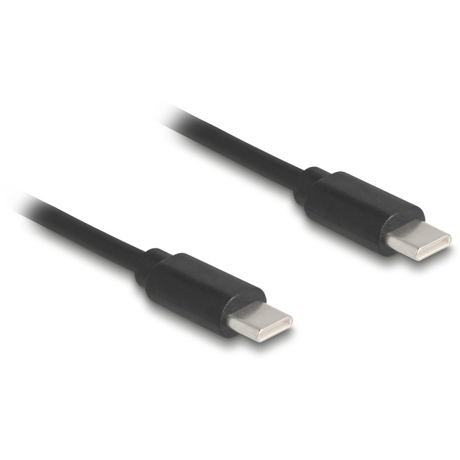DELOCK USB 2.0 Type-C Spiralkabel Stecker-Stecker 0,45-0,75m