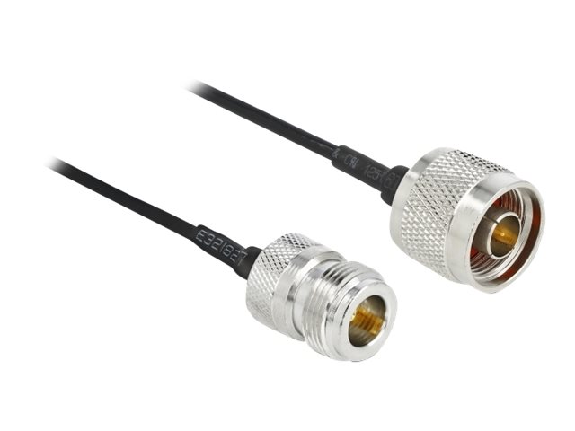 DELOCK Antennenkabel N Stecker zu N Bu LMR/CFD100 3 m
