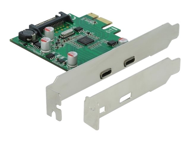 DELOCK PCI Expr x1 Karte > 2x ext SuperSpeed USB 3.2G1 C Bu