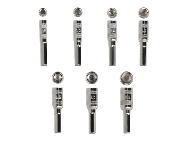 DELOCK Schraubendreherset 8-teilig Außensechskant Hohlschaft