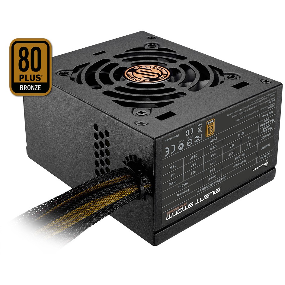 Sharkoon Netzteil SilentStorm SFX 450W         80+ Bronze sc