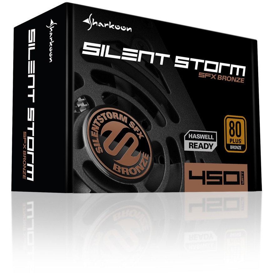 Sharkoon Netzteil SilentStorm SFX 450W         80+ Bronze sc