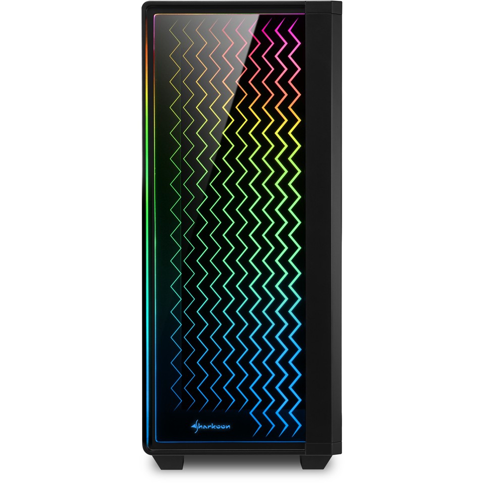 Sharkoon Gehäuse RGB   LIT   200    ATX       1xGlas schwarz