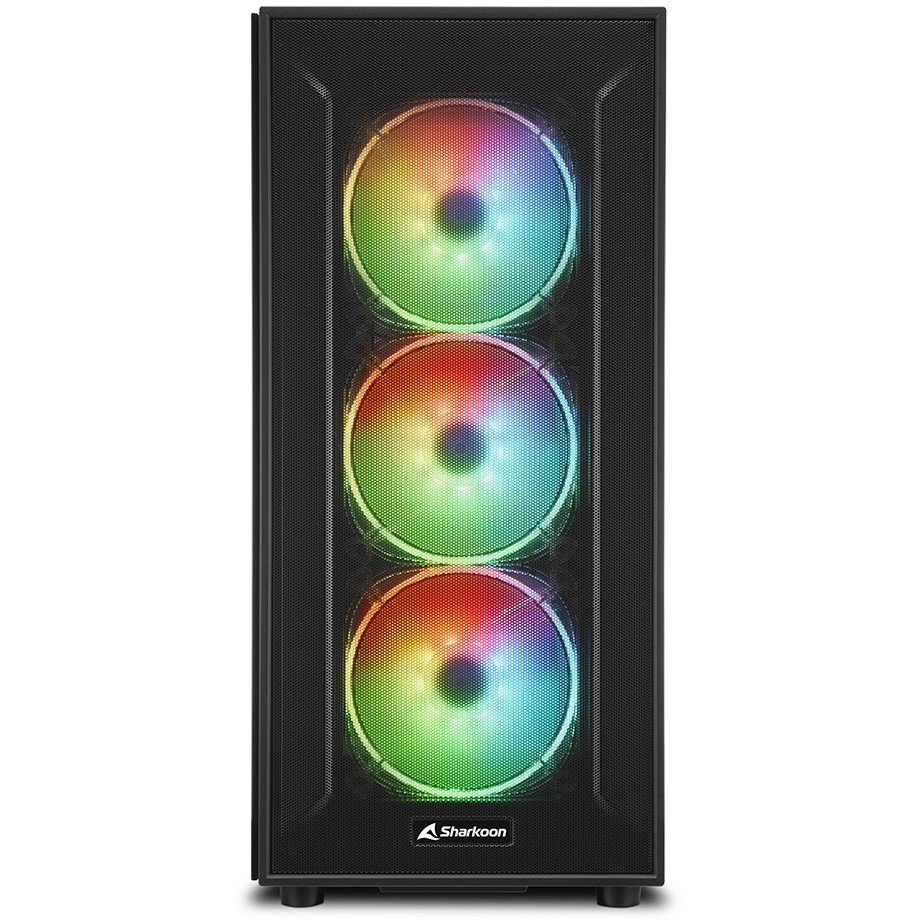 Sharkoon Gehäuse TG6M        RGB    ATX       1xGlas schwarz