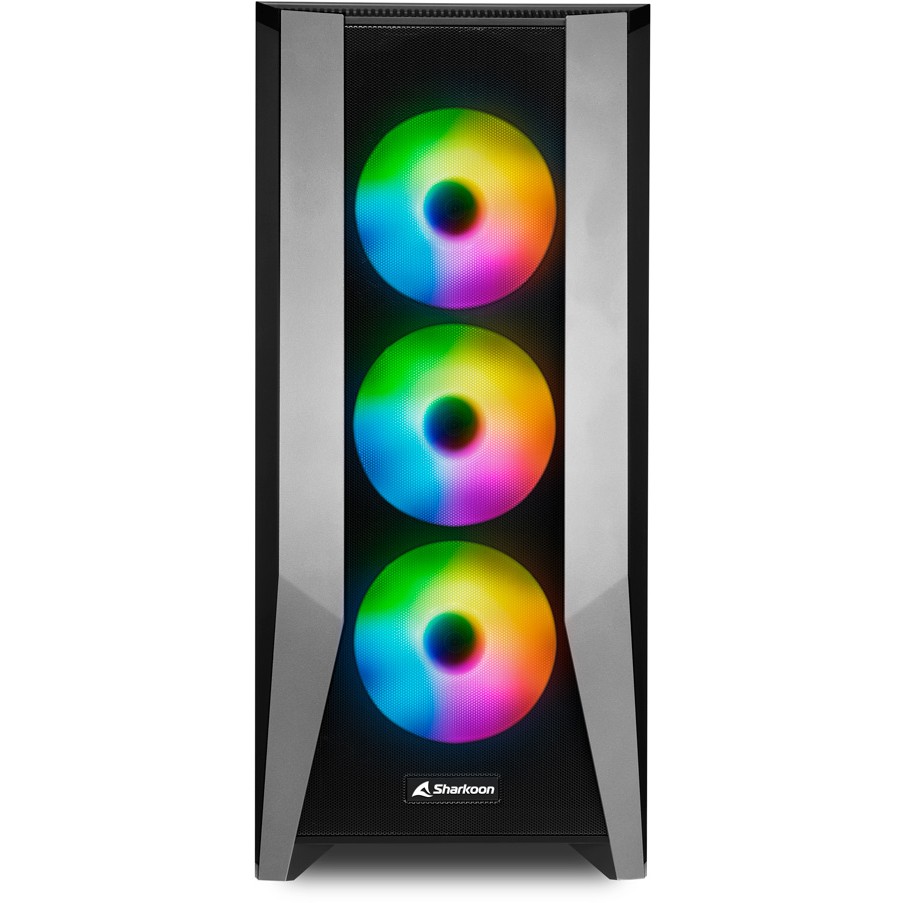 Sharkoon Gehäuse TG7M        RGB    ATX       1xGlas schwarz
