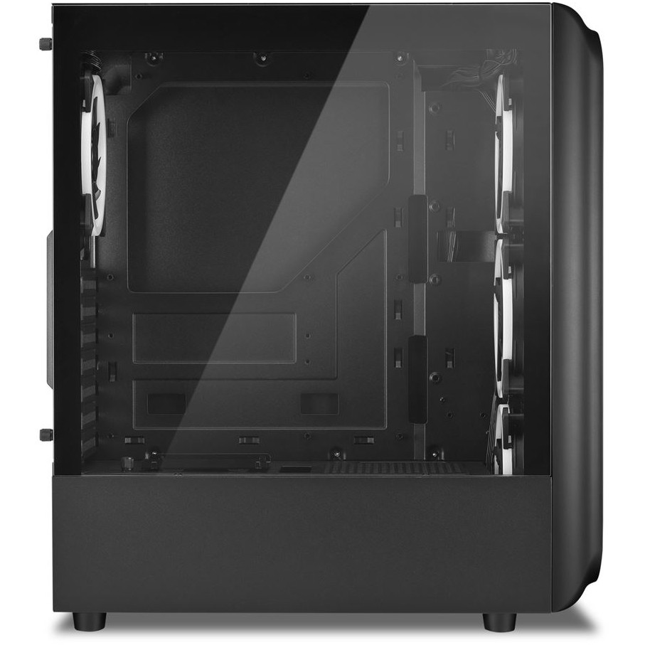 Sharkoon Gehäuse TK5M        RGB    ATX      1xAcryl schwarz