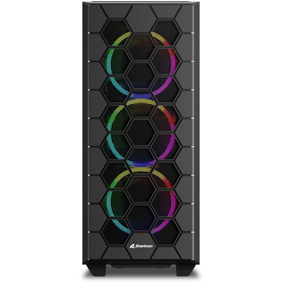 Sharkoon Gehäuse RGB         HEX    ATX       1xGlas schwarz