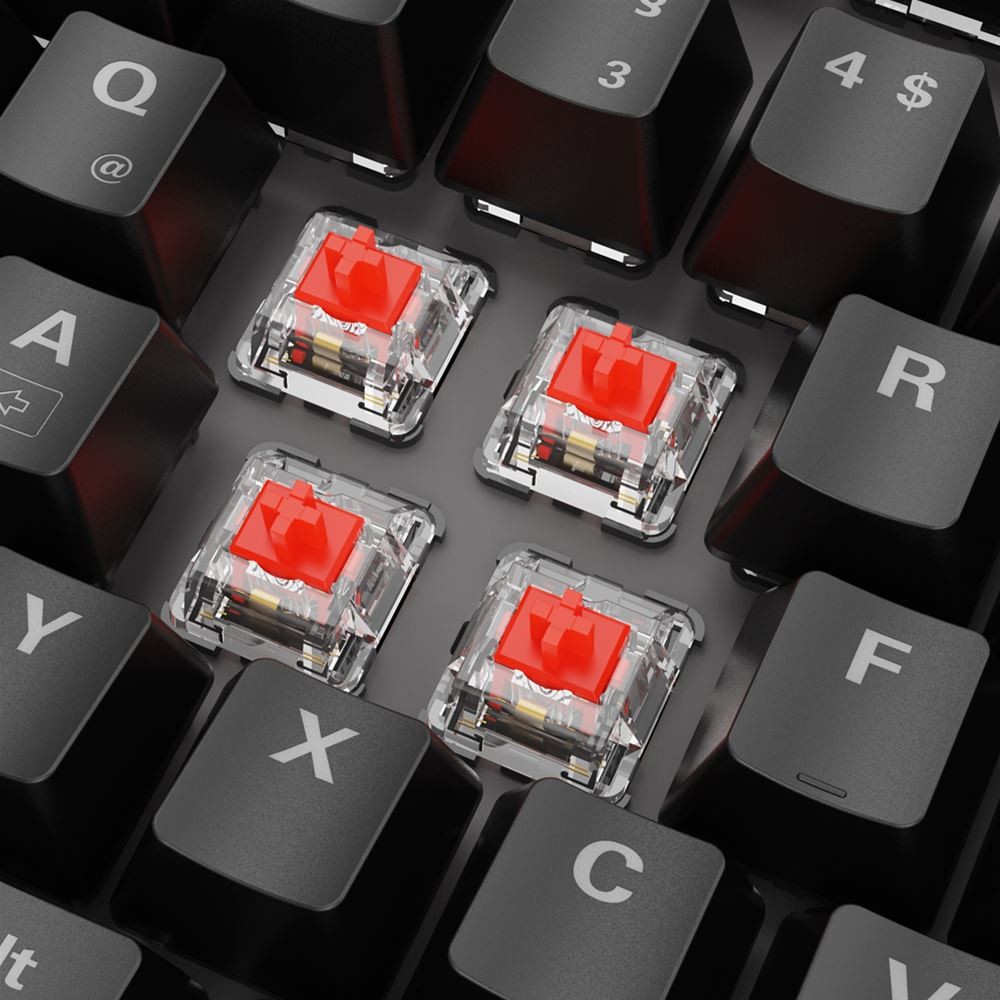 Sharkoon Gaming Tastatur Skiller SGK20   schwarz-rot      DE