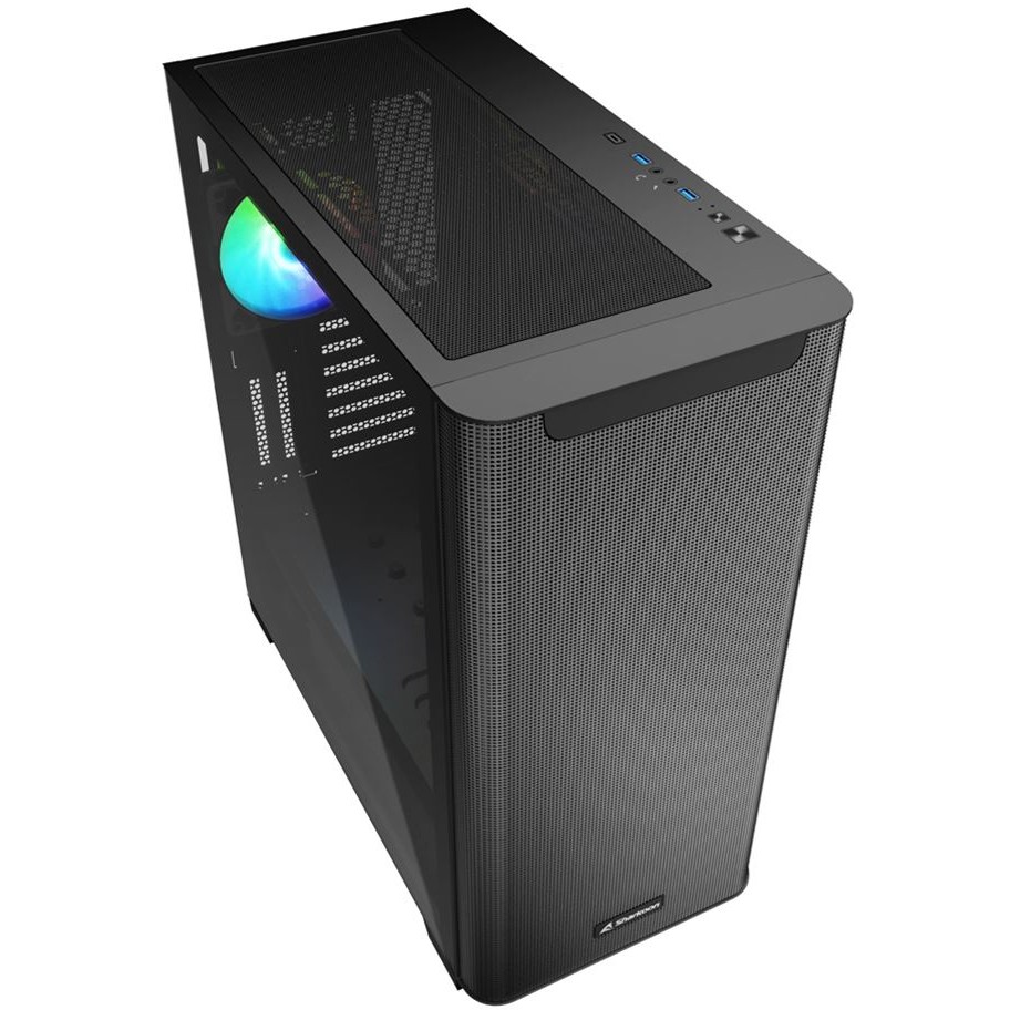 Sharkoon Gehäuse M30         RGB    ATX       1xGlas schwarz