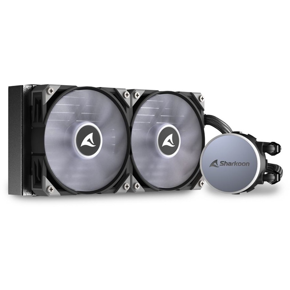 Sharkoon Wasserkühlung S70 RGB 2 Lüfter      240mm  schwarz
