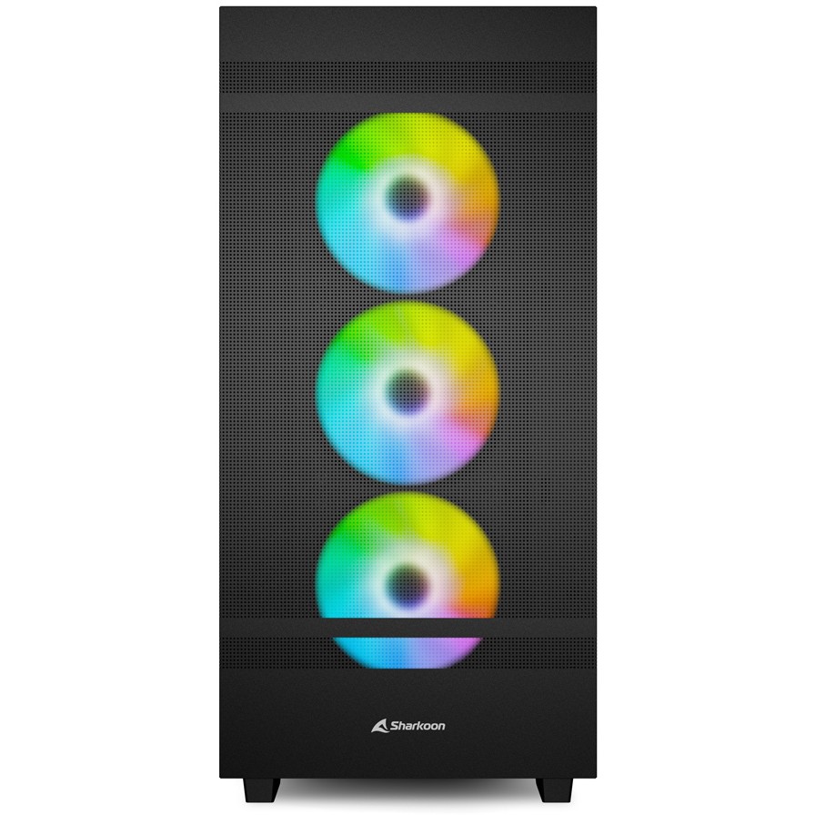 Sharkoon Gehäuse Rebel C50   RGB    ATX       1xGlas schwarz