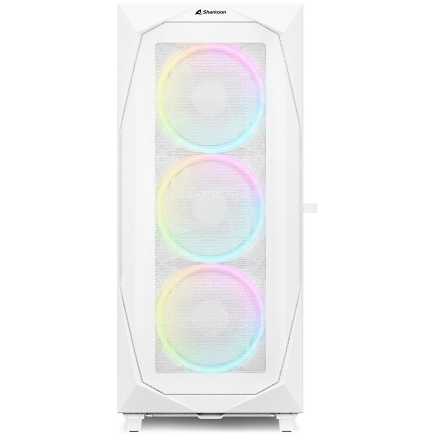 Sharkoon Gehäuse REV300             ATX/E-ATX 2xGlas weiß