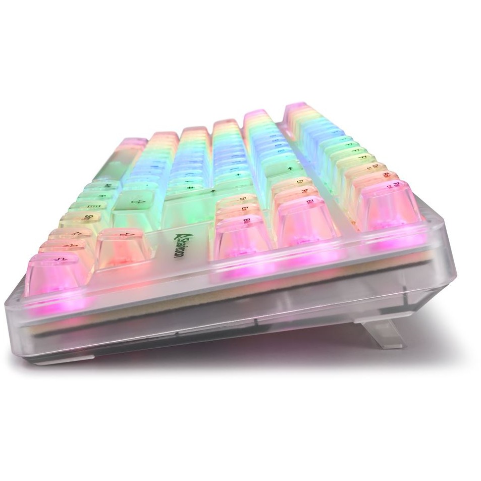 Sharkoon Gaming Tastatur Crystal Shark   weiß             DE