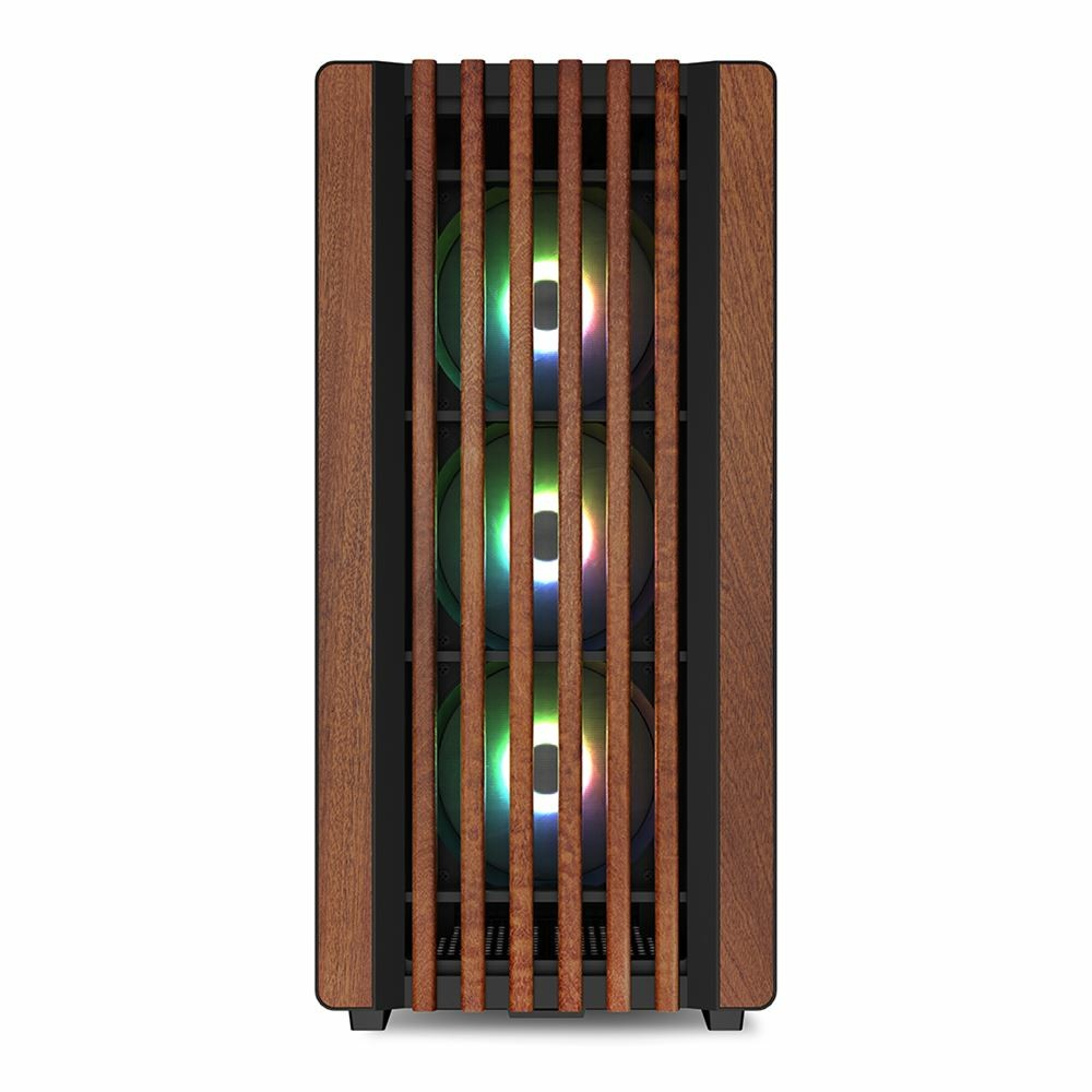 Sharkoon Gehäuse Rebel C70G  RGB    ATX       1xGlas holz