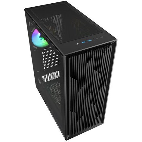 Sharkoon Gehäuse VK2         RGB    ATX       1xGlas schwarz