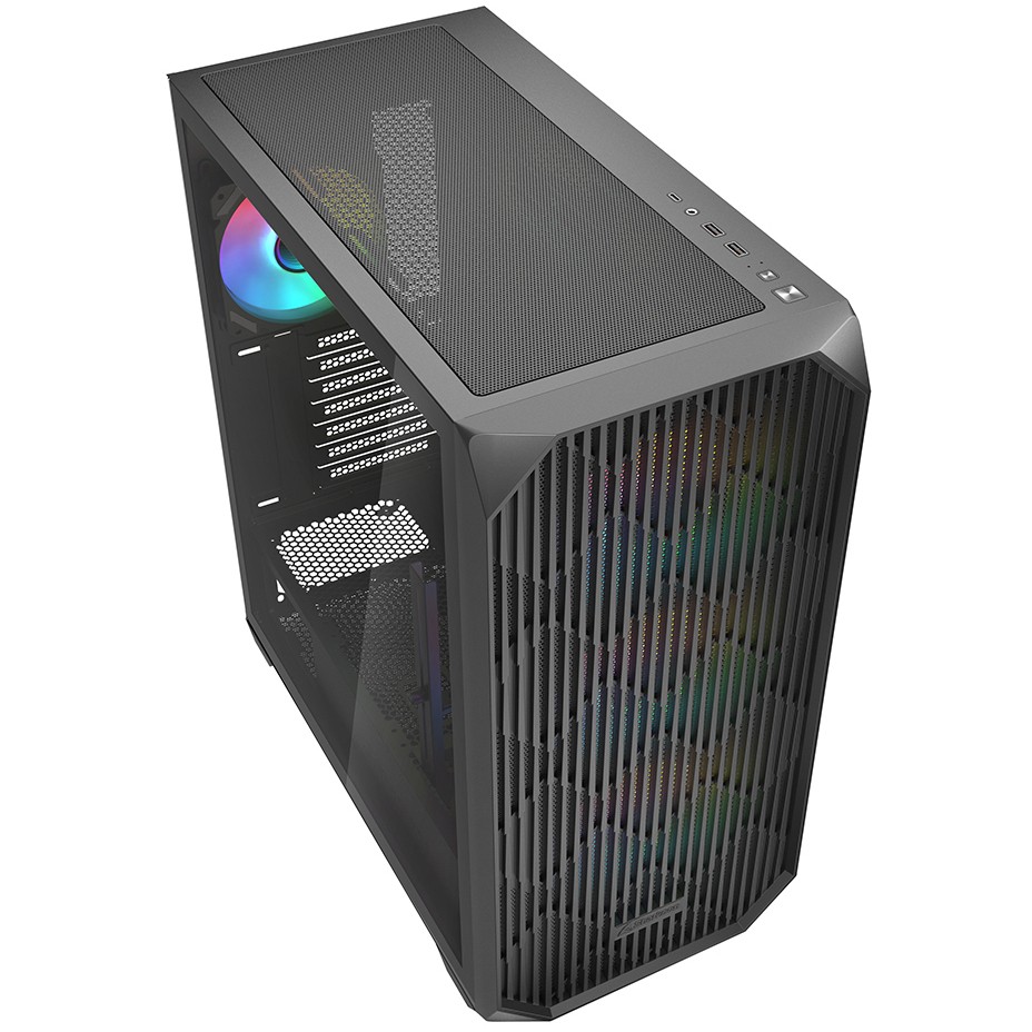 Sharkoon Gehäuse AK3  RGB           ATX       1xGlas   schwa