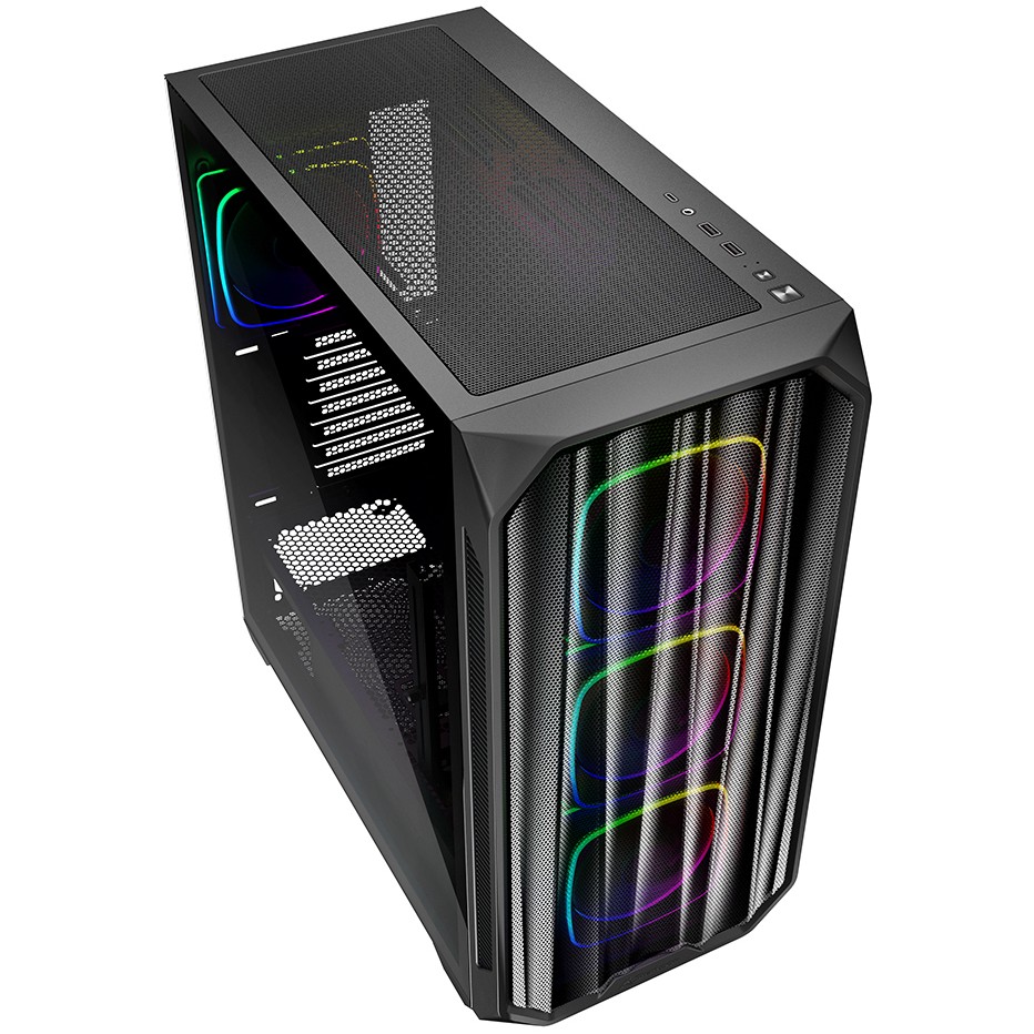 Sharkoon Gehäuse AK5M RGB           ATX       1xMetall schwa