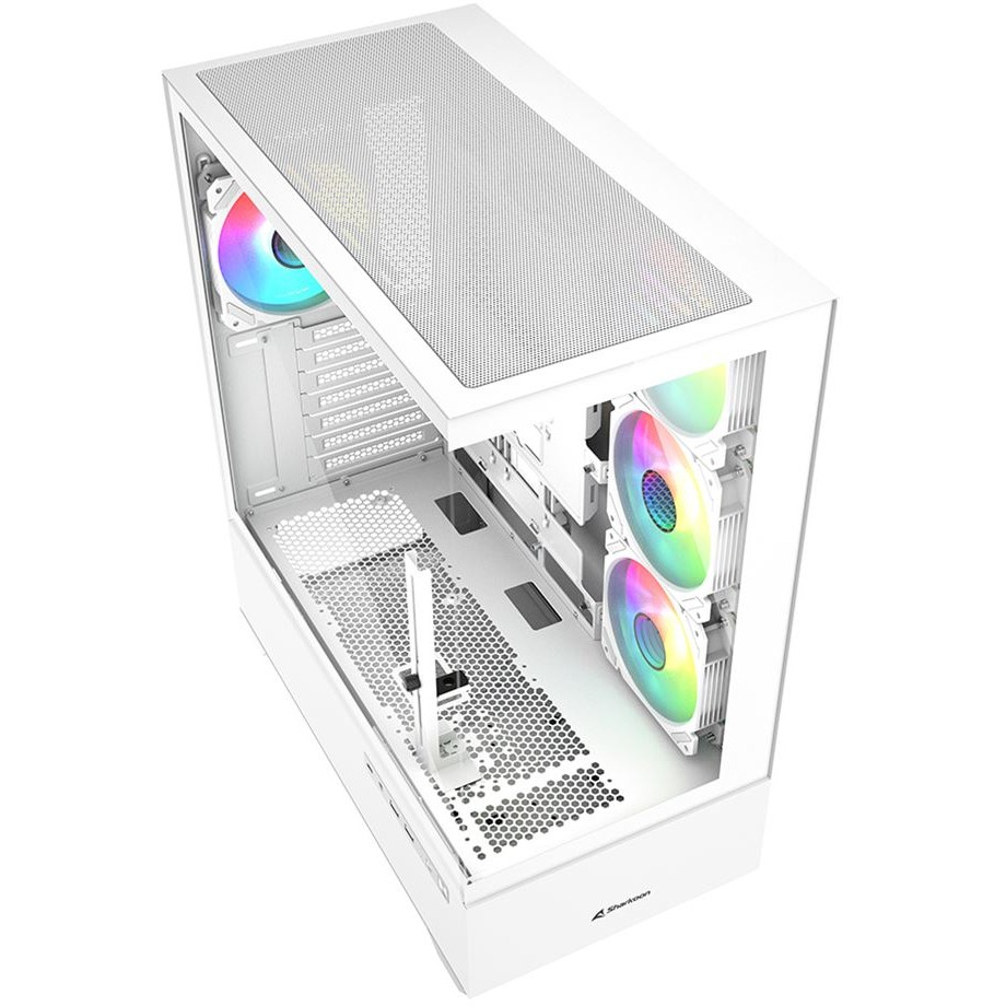 Sharkoon Gehäuse AK6  RGB           ATX       1xGlas   weiß
