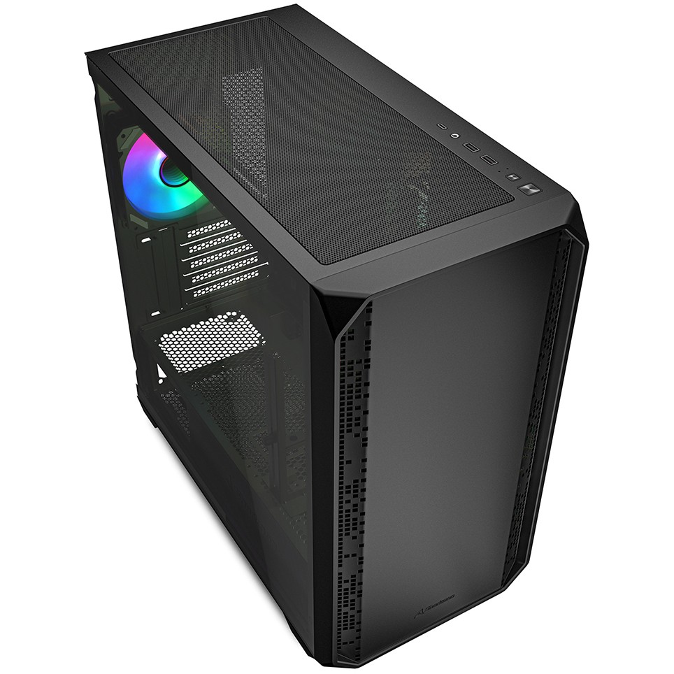 Sharkoon Gehäuse MK2  RGB     Micro-ATX       1xGlas   schwa
