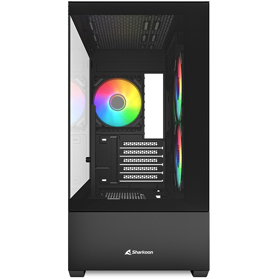Sharkoon Gehäuse MK6  RGB     Micro-ATX       1xGlas   schwa