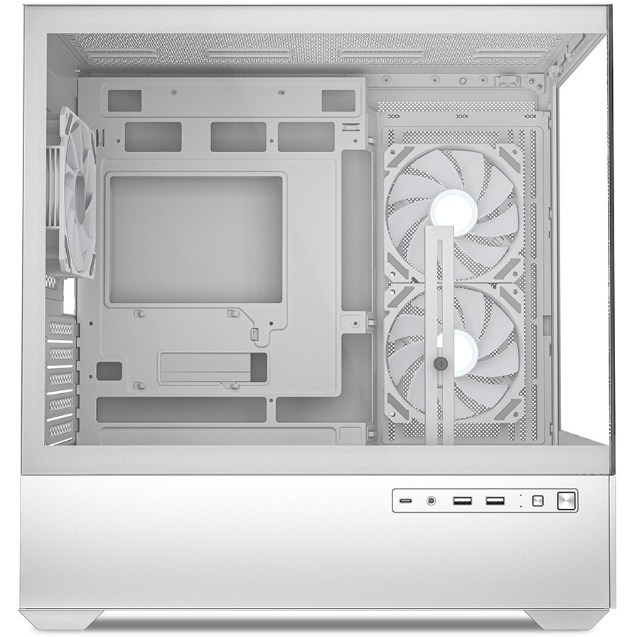 Sharkoon Gehäuse MK6  RGB     Micro-ATX       1xGlas   weiß