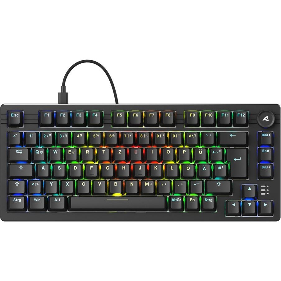 Sharkoon Gaming Tastatur Skiller SGK25   schwarz          DE