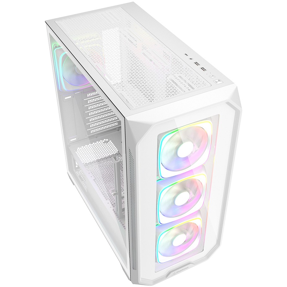 Sharkoon Gehäuse AK5G RGB           ATX       1xGlas   weiß
