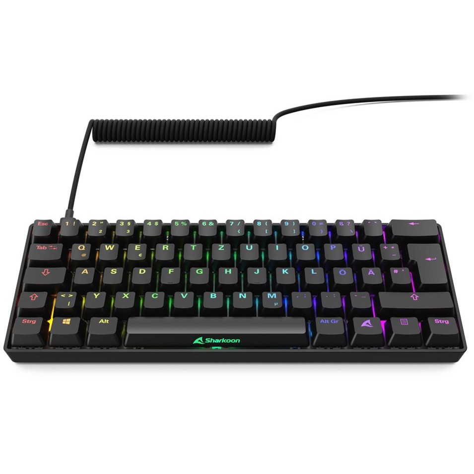 Sharkoon Gaming Tastatur Skiller SGK50S4 Gen2 schw.-gelb RGB